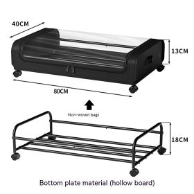 Cloth Bed Bottom Clothes Storage Car Large Capacity Dust-proof Non-woven Fabric Storage Rack