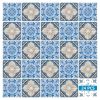 8" X 8" Blue Taupe Tobi Peel And Stick Tiles