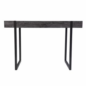 45" Black Writing Desk