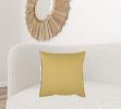 20" Tan Cotton Throw Pillow