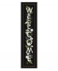 Welcome Sign I 3 Black Framed Print Wall Art