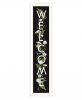 Welcome Sign I 4 White Framed Print Wall Art