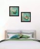 Set Of Two Azurica I and Sea II 1 Black Framed Print Wall Art