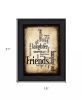 Friends 1 Black Framed Print Wall Art