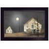 Still of the Night 1 Black Framed Print Wall Art