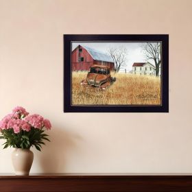 Granddads Old Truck 5 Black Framed Print Wall Art