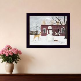 The Friendly Beasts 1 Black Framed Print Wall Art