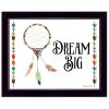 Dream Big 1 Black Framed Print Wall Art