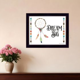 Dream Big 1 Black Framed Print Wall Art