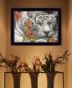 Tiger Lily 1 Black Framed Print Wall Art