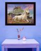 Royal Unicorn 1 Black Framed Print Wall Art