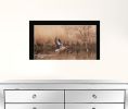 Fly Away 3 Black Framed Print Wall Art