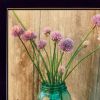 Country Chives 3 Black Framed Print Wall Art