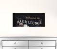 Welcome to Our Bar Black Framed Print Kitchen Wall Art