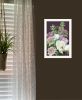 Wild For Plum Bouquet 1 White Framed Print Wall Art