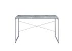 47" Gray and Black Writing Desk