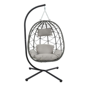 Indoor And Outdoor Swing Chairs, Hanging Basket Chairs With Stands Are Suitable For Bedrooms, Living Rooms, Balconies, And Are Prohibited From Being S