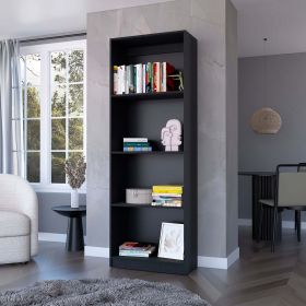 Sutton Bookcase with Tier Storage Shelves