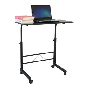 Small Mobile Multi Purpose Side Table - Black