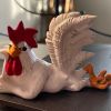 Rooster Resin Statue, Roosters Ornaments, Poultry Models, Resin Crafts For Farmhouse Style Garden Yard Outdoor Decorations