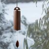 Outdoor Wind Chimes Heroic Windbell Antique Wind Bell, Deep Resonance Serenity Bell, Metal Cylinder Wind Chimes -S Size