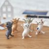 5pcs Cat Ornaments; Funny Cat Pen Holder; Toy; Gift; Home Decorations