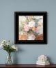 Table Bouquet 2 Black Framed Print Wall Art