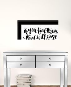 Set Of Two Lets Eat or Feed Them 2 Black Framed Print Kitchen Wall Art