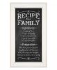 Recipe for Family White Framed Print Wall Art