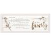 We are Family White Framed Print Wall Art