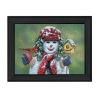 Snow Sister Black Framed Print Wall Art