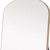 71" Gold Arch Wood Framed Full Length Standing Mirror