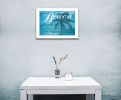 Take Me There 2 White Framed Print Wall Art