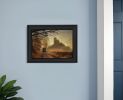 Sunday Morning 1 Black Framed Print Wall Art