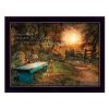 Show Me the Path 2 Black Framed Print Wall Art