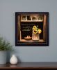 God Opens Windows Black Framed Print Wall Art