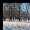 Set Of Two Great Outdoors Nature or Winter Forest 4 Black Framed Print Wall Art