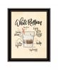 White Russian 1 Black Framed Print Wall Art