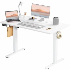 Ergonomic Height Adjustable Table (Option: White63x24)