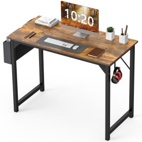 Modern Minimalist Style Computer Desk For Home Office (Option: 40Inches Rustic)