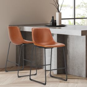 Dining Chairs For Home Office Kitchen Island (Option: Brown18 in)