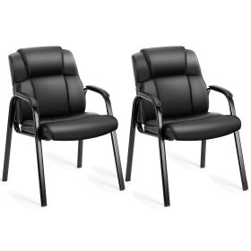 PU Leather Meeting Room Reception Chair (Option: 2P)