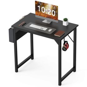 Modern Minimalist Style Computer Desk For Home Office (Option: 30Inches Black)