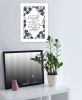 The Secret to Living Well Print Wall Art