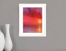 Sunset in Red Print Wall Art