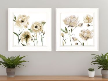 Set Of Two Brittany Framed Print Wall Art (Framed: White, Style: 1)