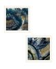 Set Of Two Geode Reef Pleasure Print Wall Art