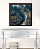 Set Of Three Deep Blue Print Wall Art