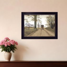 Headin Home Print Wall Art (Framed: Black, Style: 1)