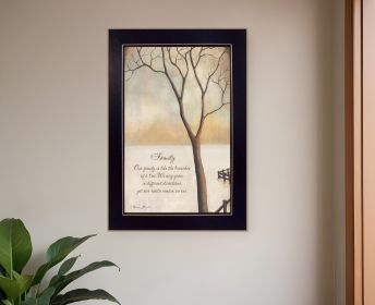 Family Print Wall Art (Framed: Black, Style: 1)